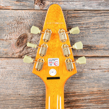 Epiphone Limited Edition Joe Bonamassa 1958 Amos Korina Flying V Antique Natural 2018 Electric Guitars / Solid Body