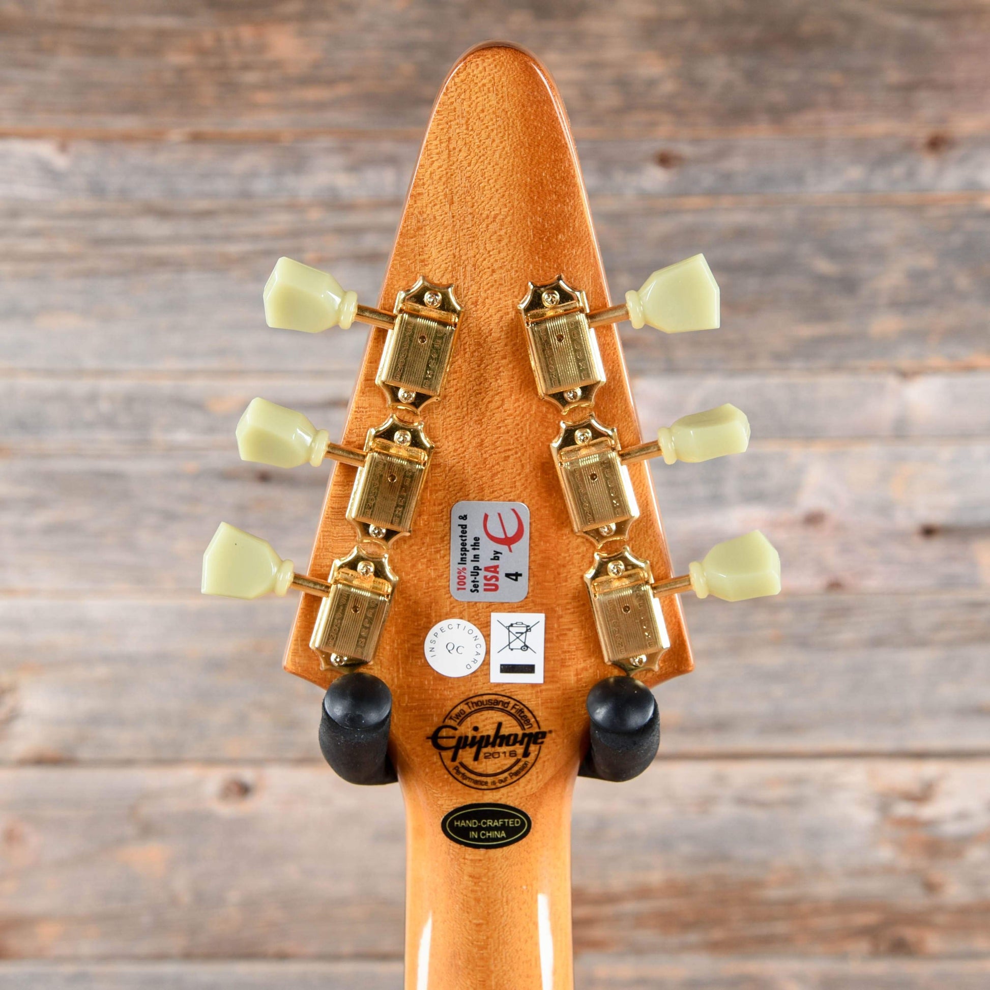 Epiphone Limited Edition Korina Flying V Natural 2016 Electric Guitars / Solid Body