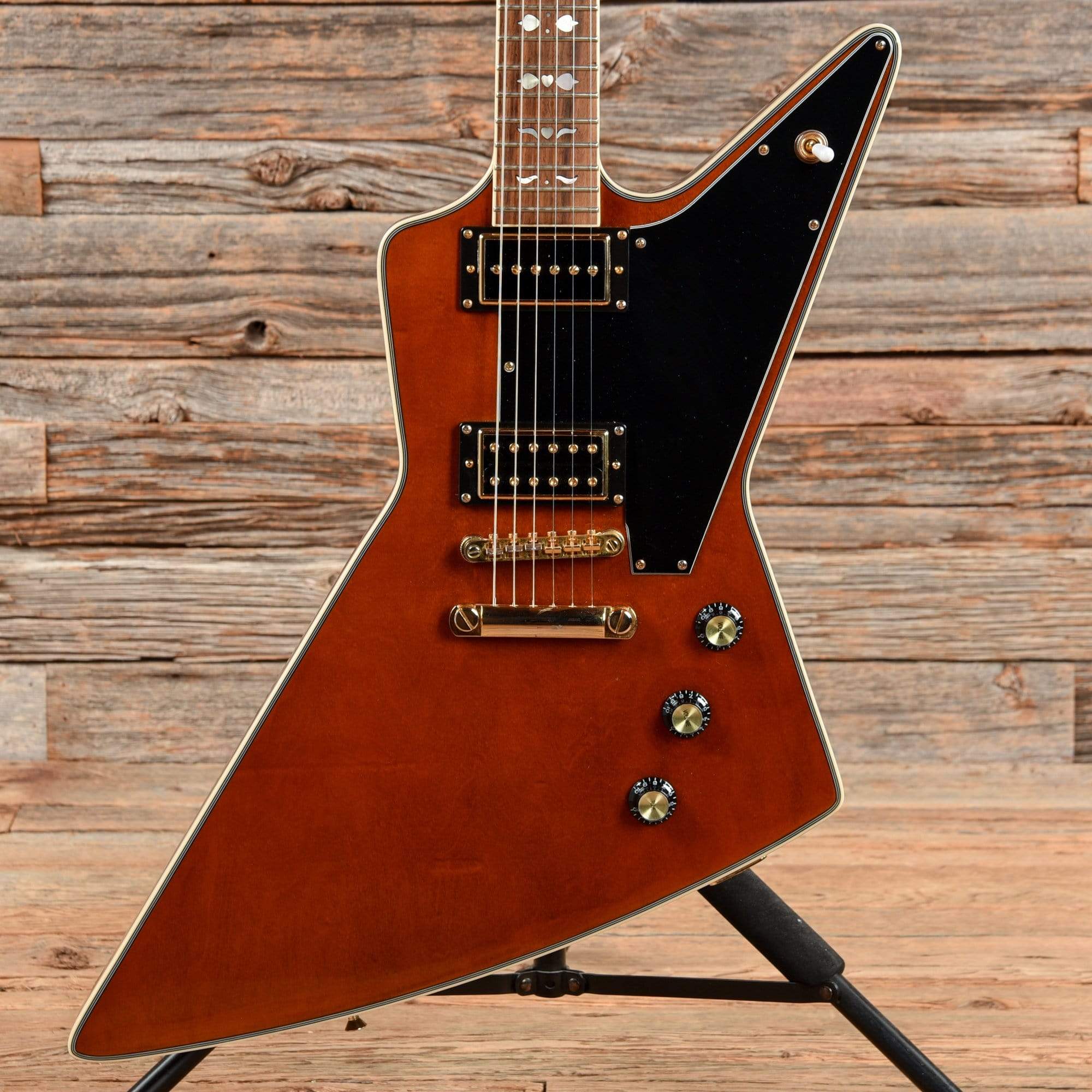Epiphone Limited Edition Lee Malia Explorer Custom Artisan Walnut 2017 Electric Guitars / Solid Body