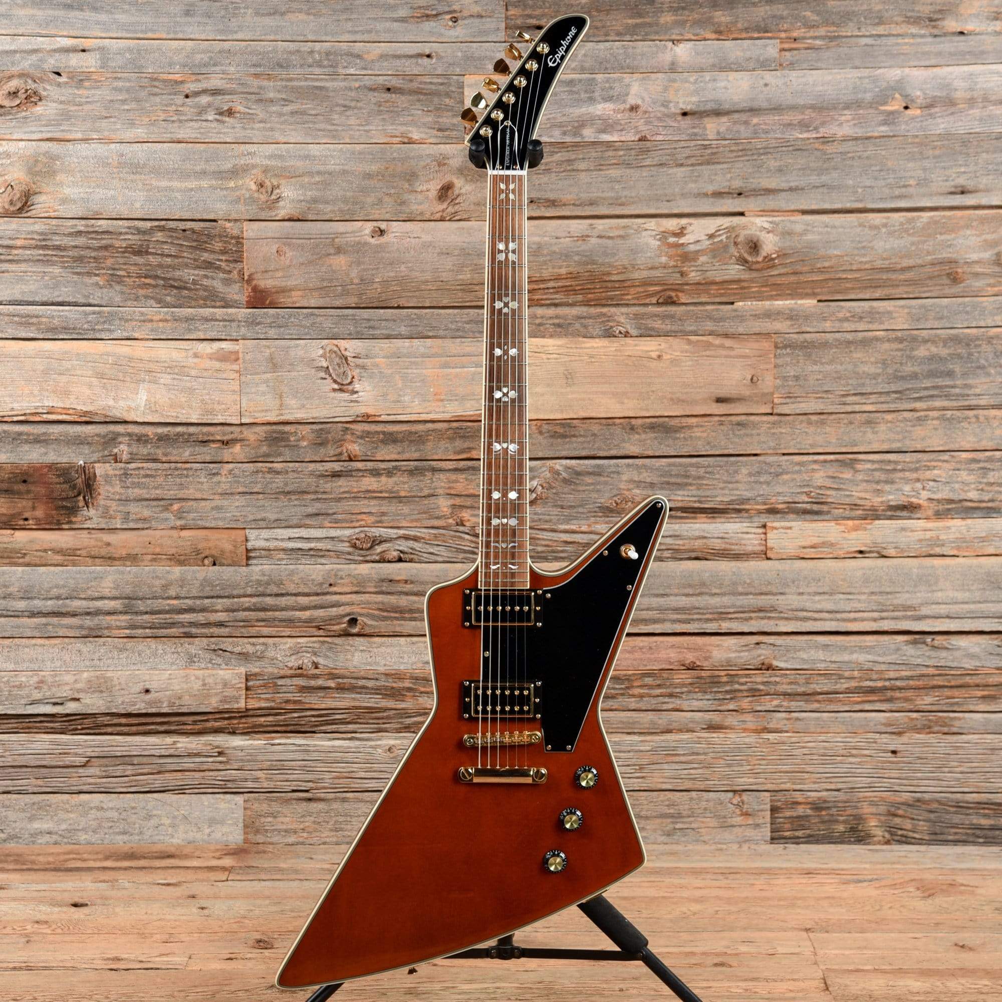 Epiphone Limited Edition Lee Malia Explorer Custom Artisan Walnut 2017 Electric Guitars / Solid Body