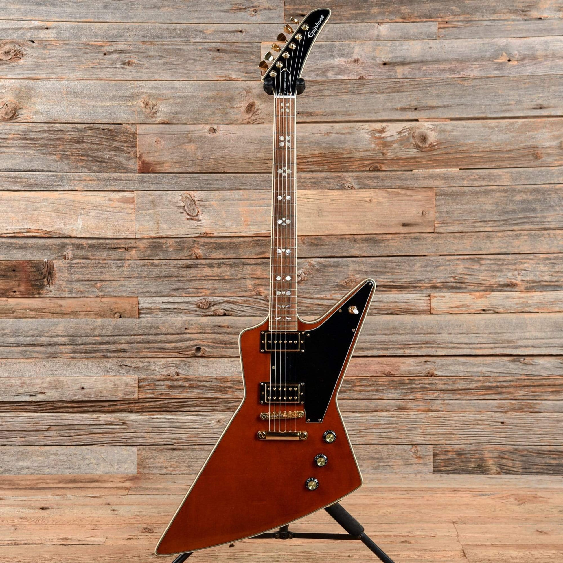 Epiphone Limited Edition Lee Malia Explorer Custom Artisan Walnut 2017 Electric Guitars / Solid Body