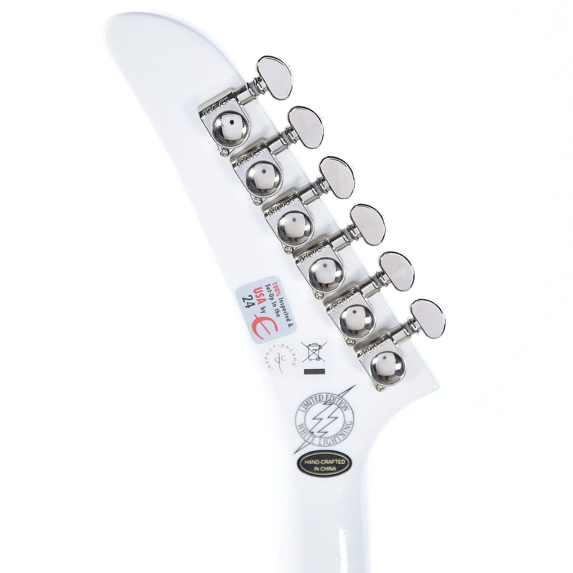 Epiphone Limited Edition Tommy Thayer "White Lightning" Explorer Outfit Electric Guitars / Solid Body