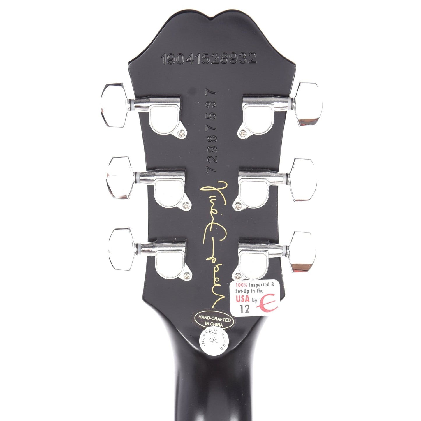 Epiphone Limited Edition Vivian Campbell "Holy Diver" Les Paul Black Aged Gloss Electric Guitars / Solid Body