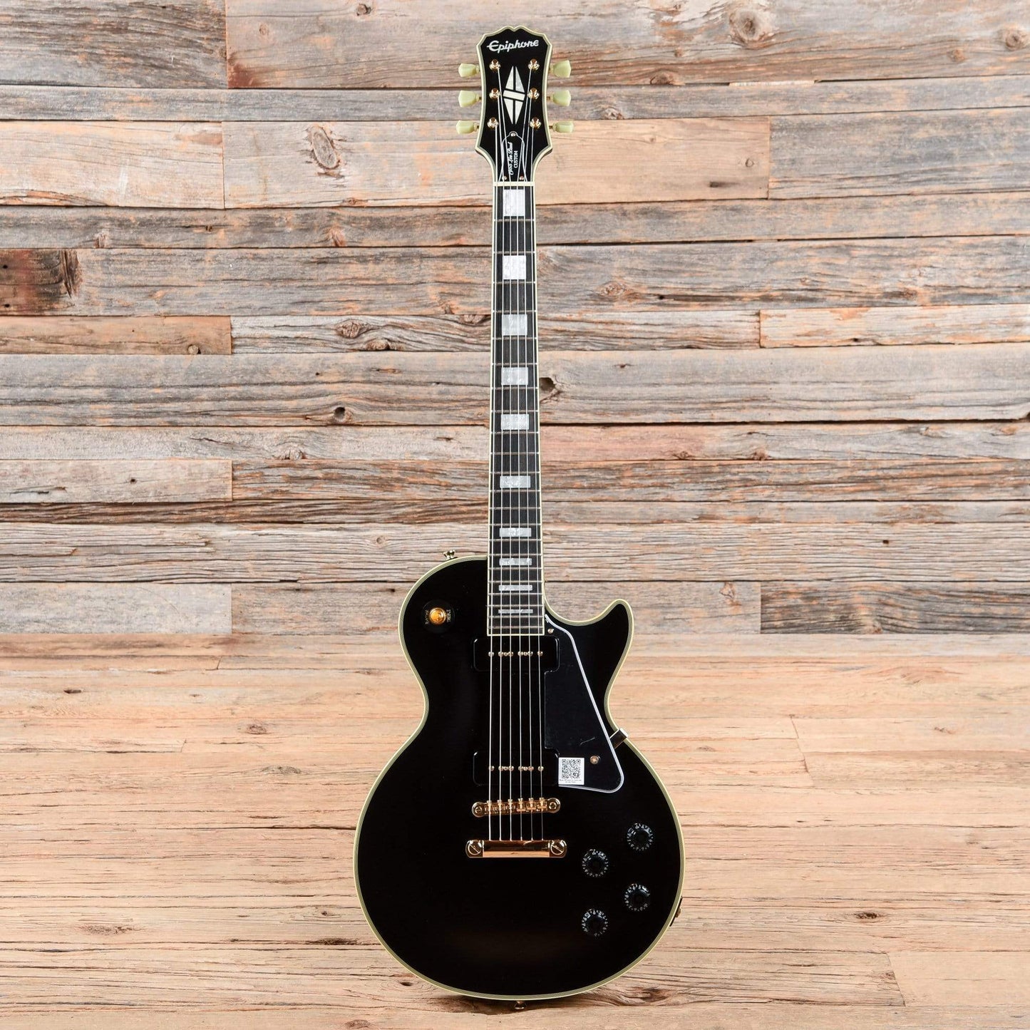 Epiphone Limited Inspired by "1955" Les Paul Custom Outfit Ebony Electric Guitars / Solid Body