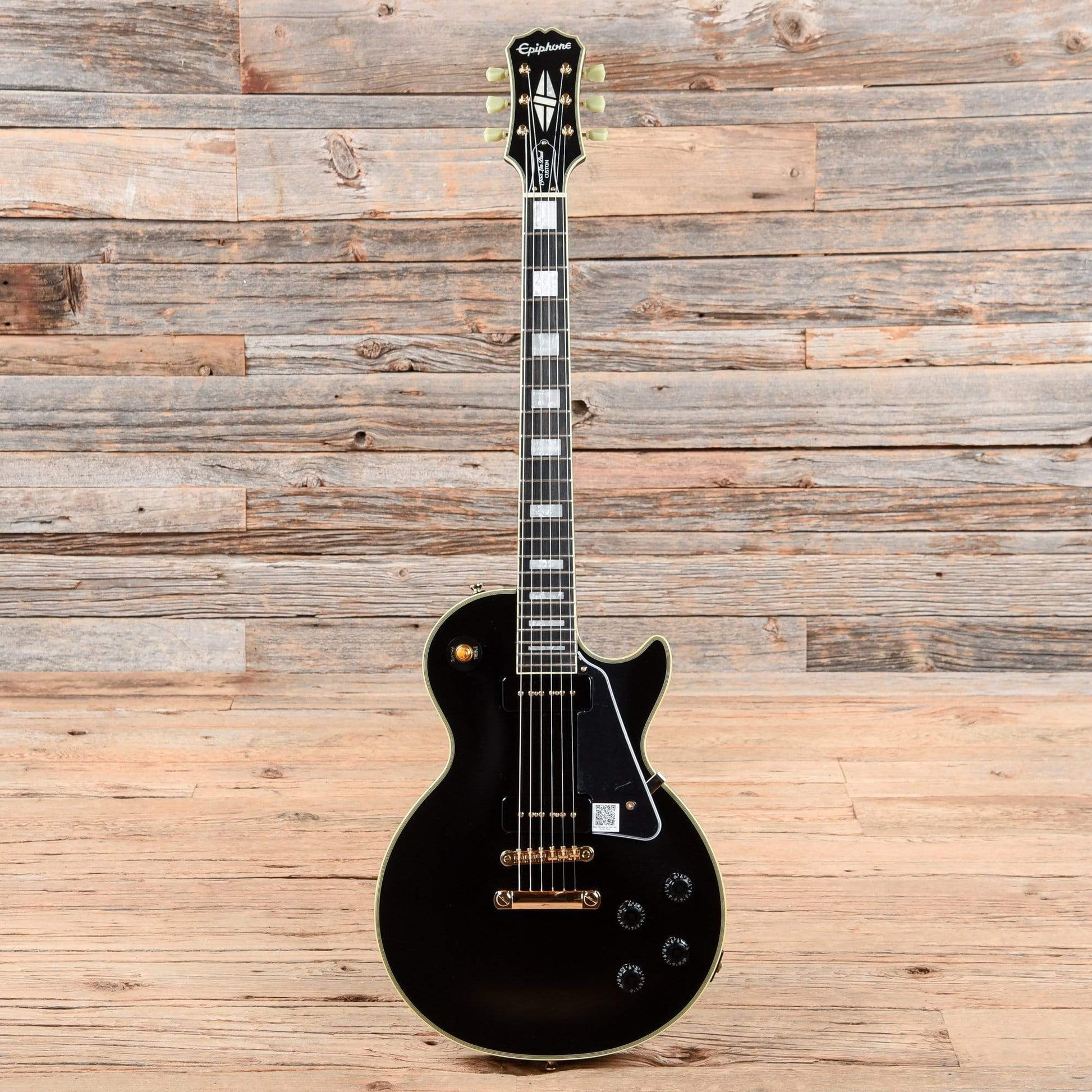 Epiphone Limited Inspired by "1955" Les Paul Custom Outfit Ebony Electric Guitars / Solid Body
