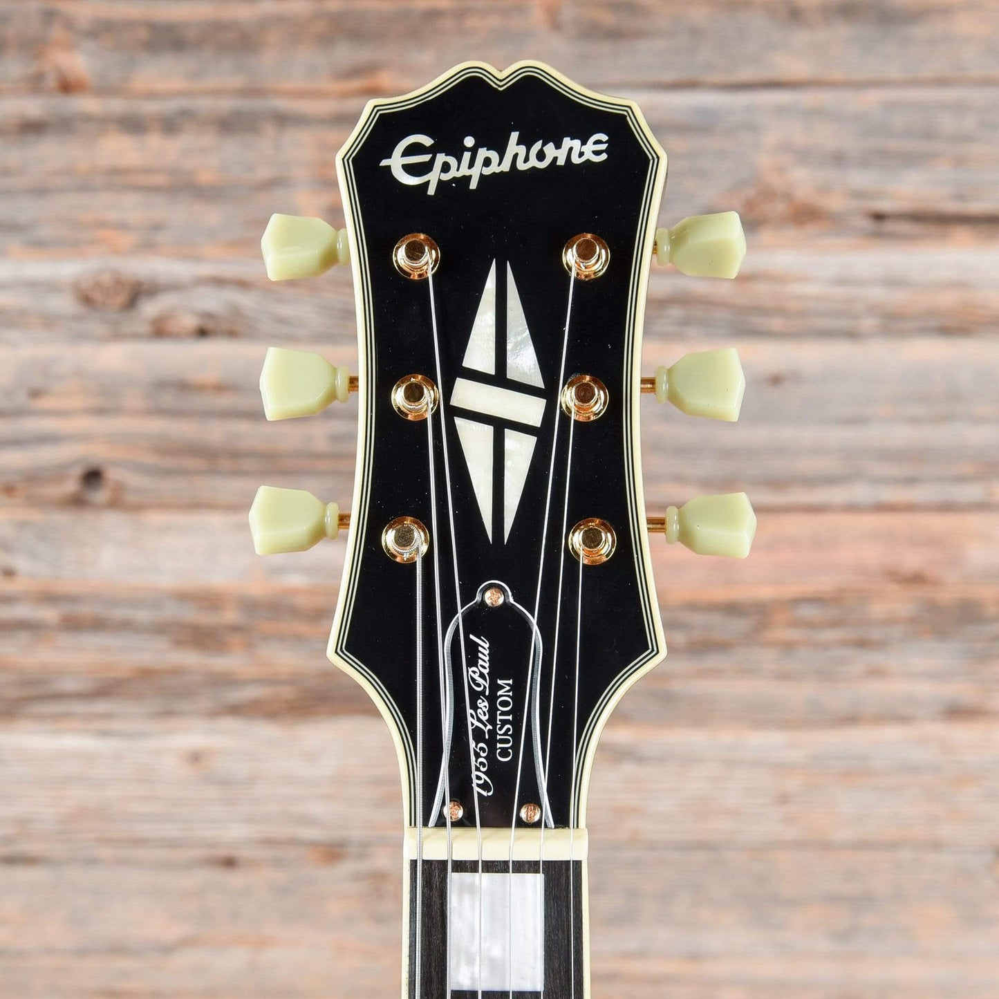 Epiphone Limited Inspired by "1955" Les Paul Custom Outfit Ebony Electric Guitars / Solid Body