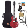 Epiphone LP Modern Red Essentials Bundle Electric Guitars / Solid Body
