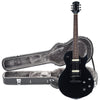 Epiphone LP Studio LT Ebony and Epiphone Hardshell Case Bundle Electric Guitars / Solid Body