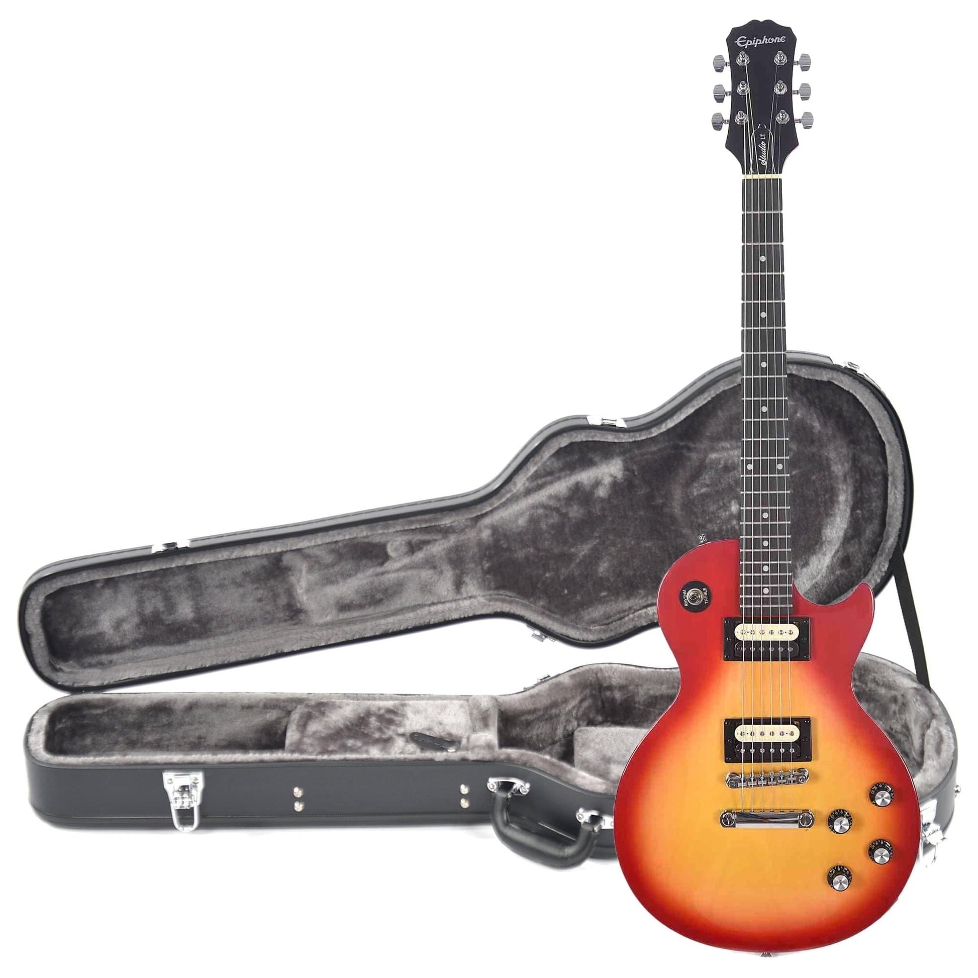 Epiphone LP Studio LT Heritage Cherry Sunburst and Epiphone Hardshell Case Bundle Electric Guitars / Solid Body