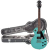 Epiphone LP Studio Turquoise and Epiphone Hardshell Case Bundle Electric Guitars / Solid Body