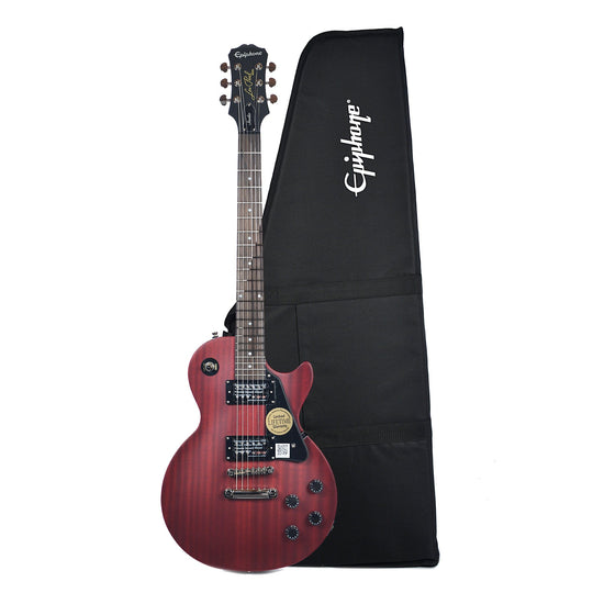 Epiphone LP Studio Worn Cherry CH w/Premium Gig Bag Electric Guitars / Solid Body