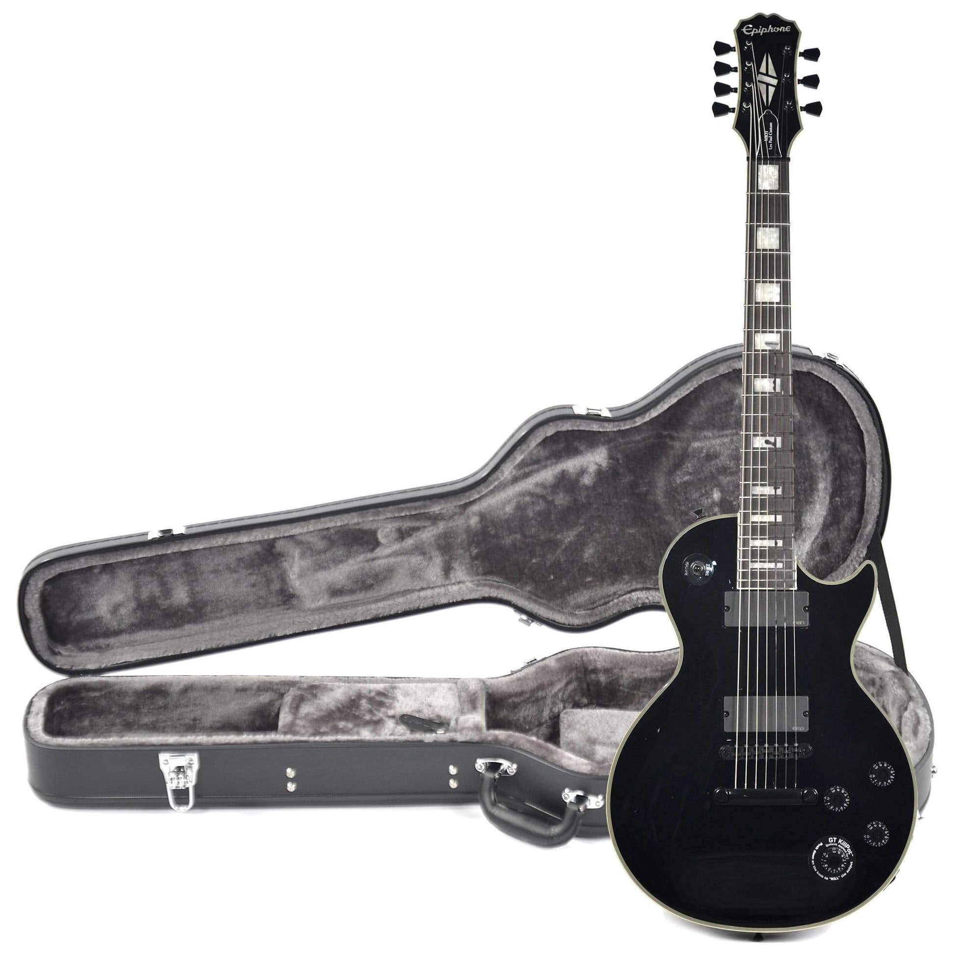 matt heafy gear Epiphone Matt Heafy Les Paul Custom 7-String Ebony w/EMG-81-7/707 and – Chicago Music Exchange
