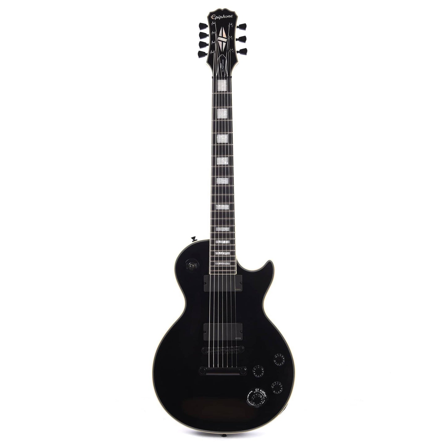Epiphone Matt Heafy Les Paul Custom 7-String Ebony w/EMG-81-7/707 Electric Guitars / Solid Body