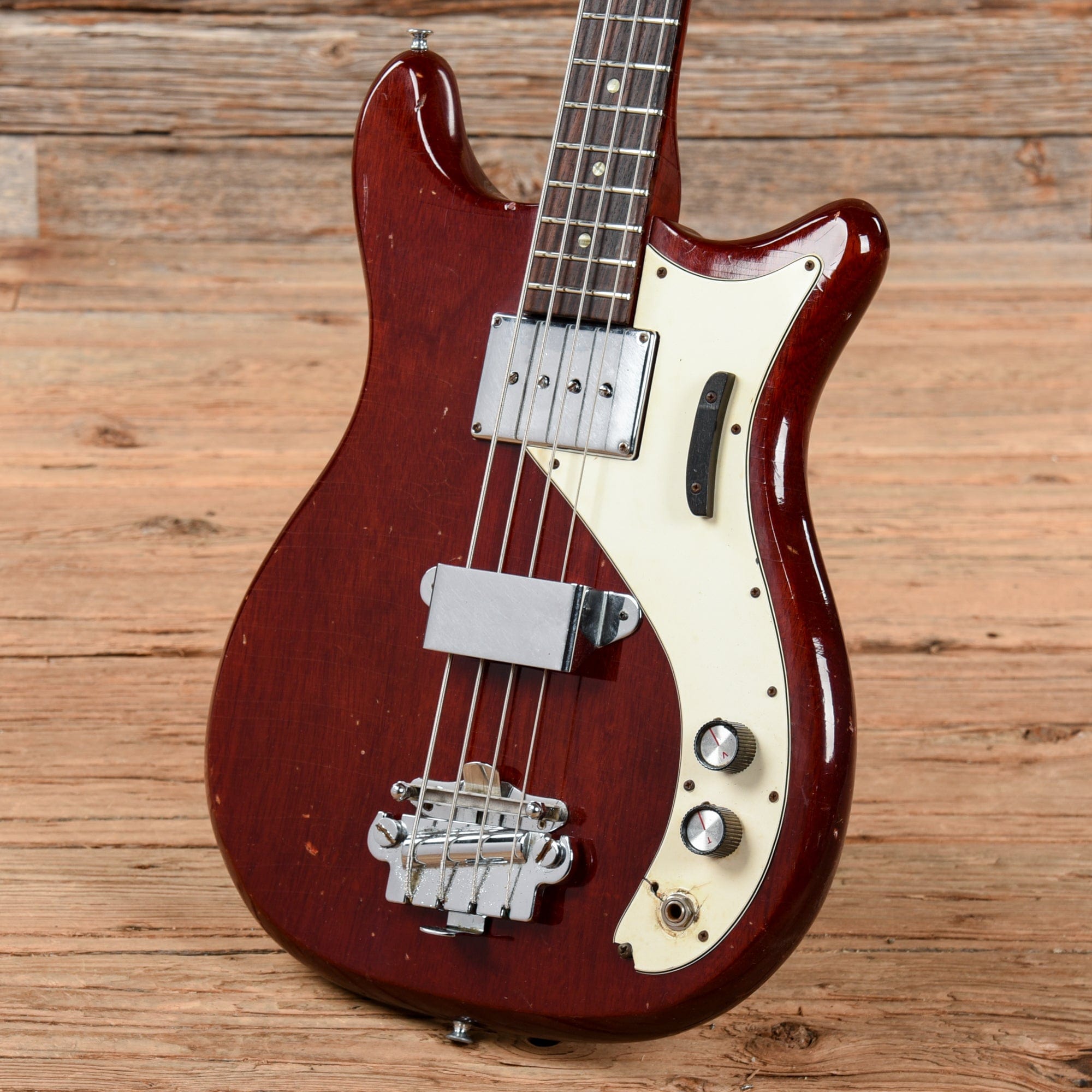Epiphone Newport Bass Cherry 1965 Electric Guitars / Solid Body