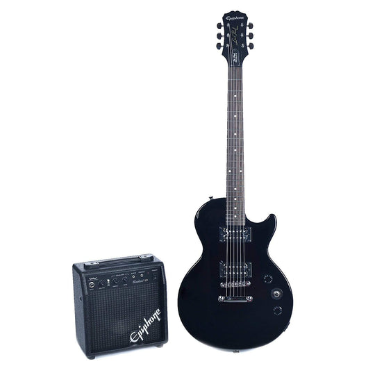 Epiphone Pack Les Paul Player Pack Ebony Electric Guitars / Solid Body