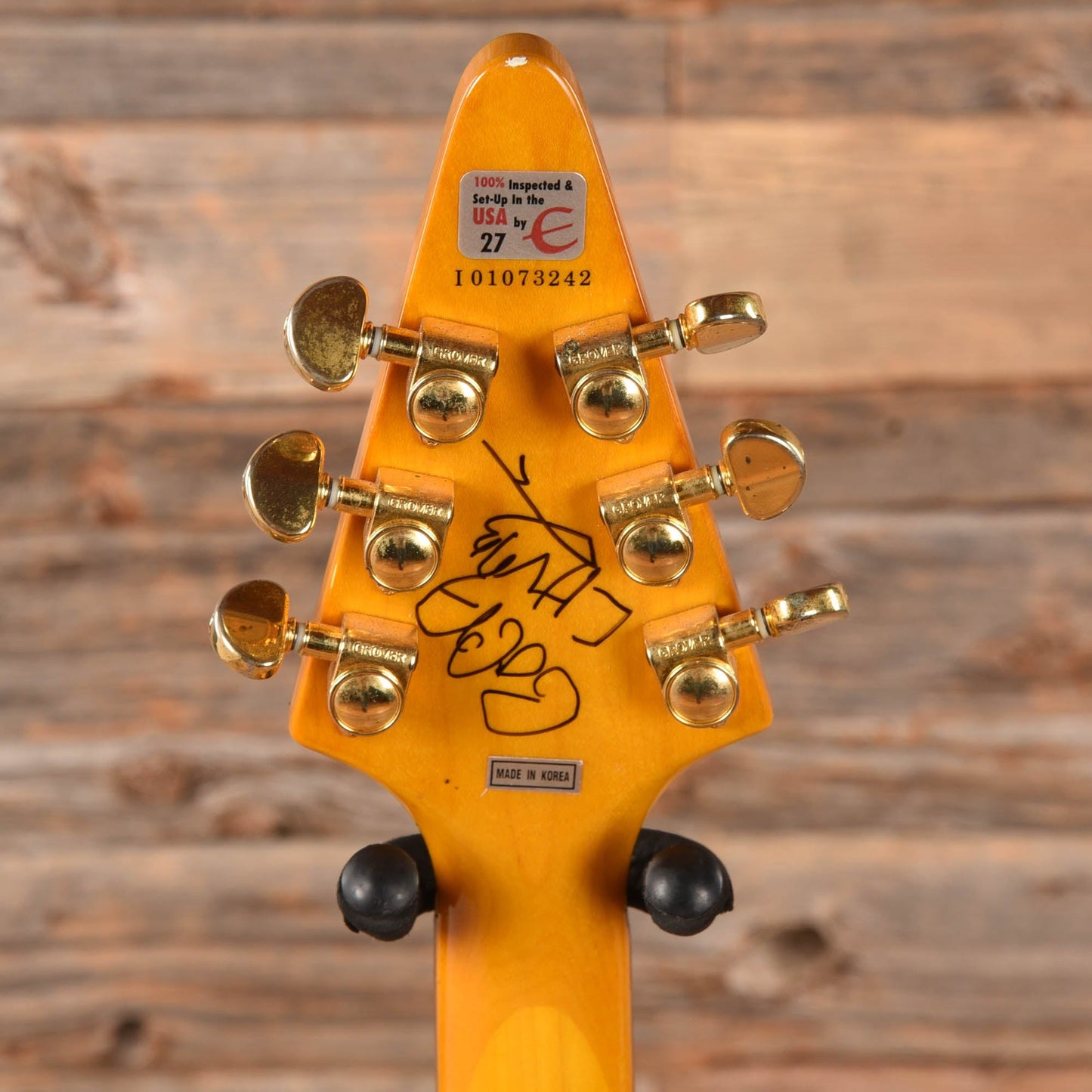 Epiphone Popa Chubby Signature Flying V Natural Electric Guitars / Solid Body