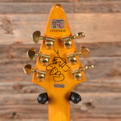 Epiphone Popa Chubby Signature Flying V Natural Electric Guitars / Solid Body