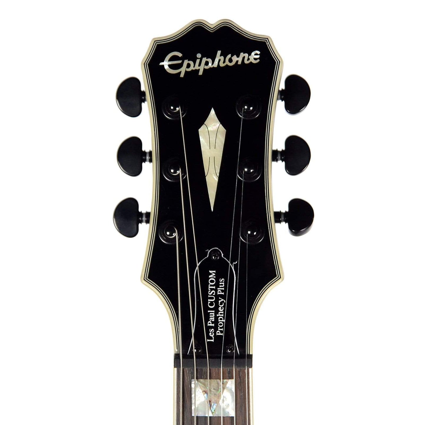 Epiphone Prophecy Les Paul Custom Plus EX Outfit Midnight Ebony Electric Guitars / Solid Body