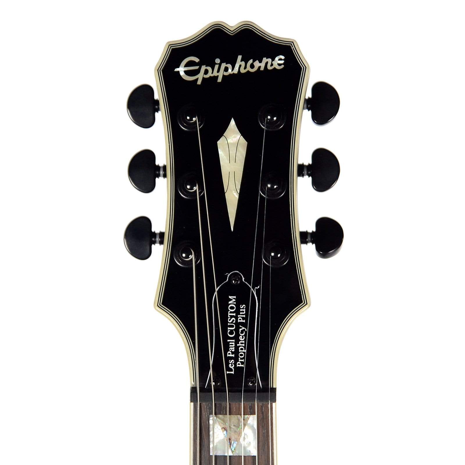 Epiphone Prophecy Les Paul Custom Plus EX Outfit Midnight Ebony Electric Guitars / Solid Body
