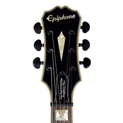 Epiphone Prophecy Les Paul Custom Plus EX Outfit Midnight Ebony Electric Guitars / Solid Body
