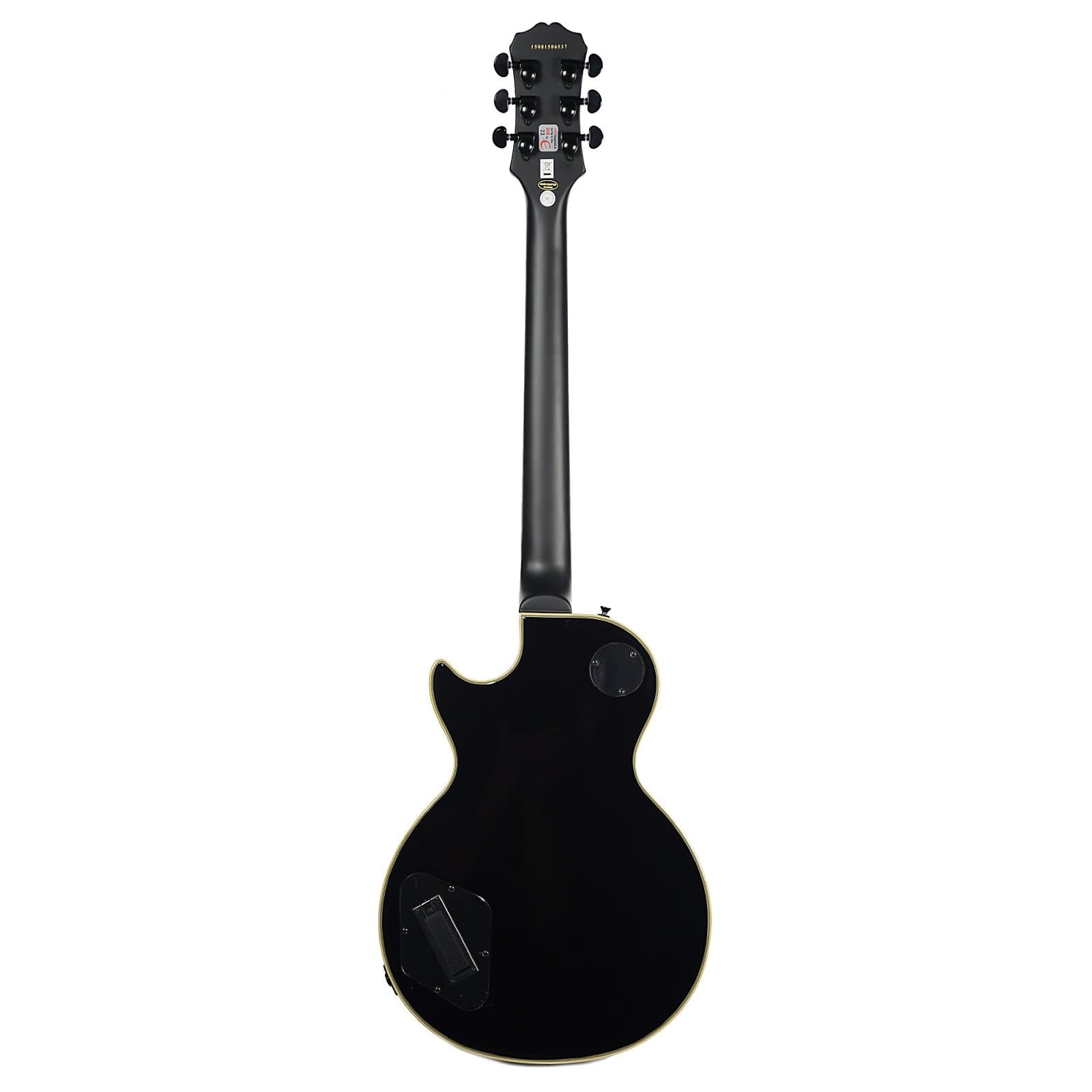 Epiphone Prophecy Les Paul Custom Plus EX Outfit Midnight Ebony Electric Guitars / Solid Body