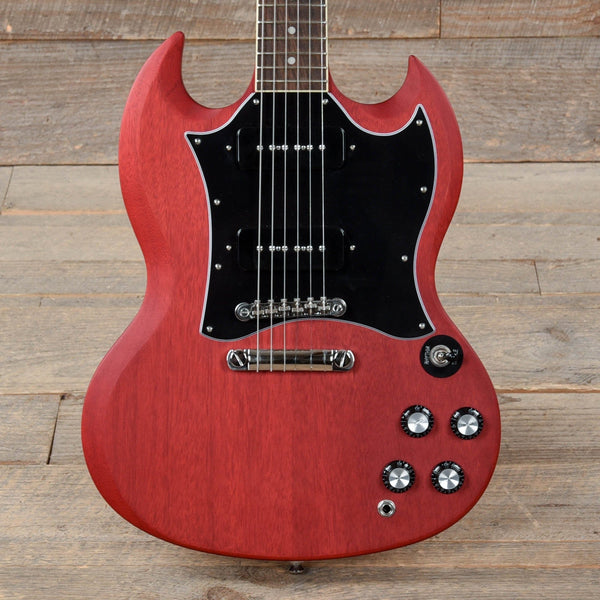 Epiphone SG Classic Worn P90 Worn Cherry – Chicago Music Exchange