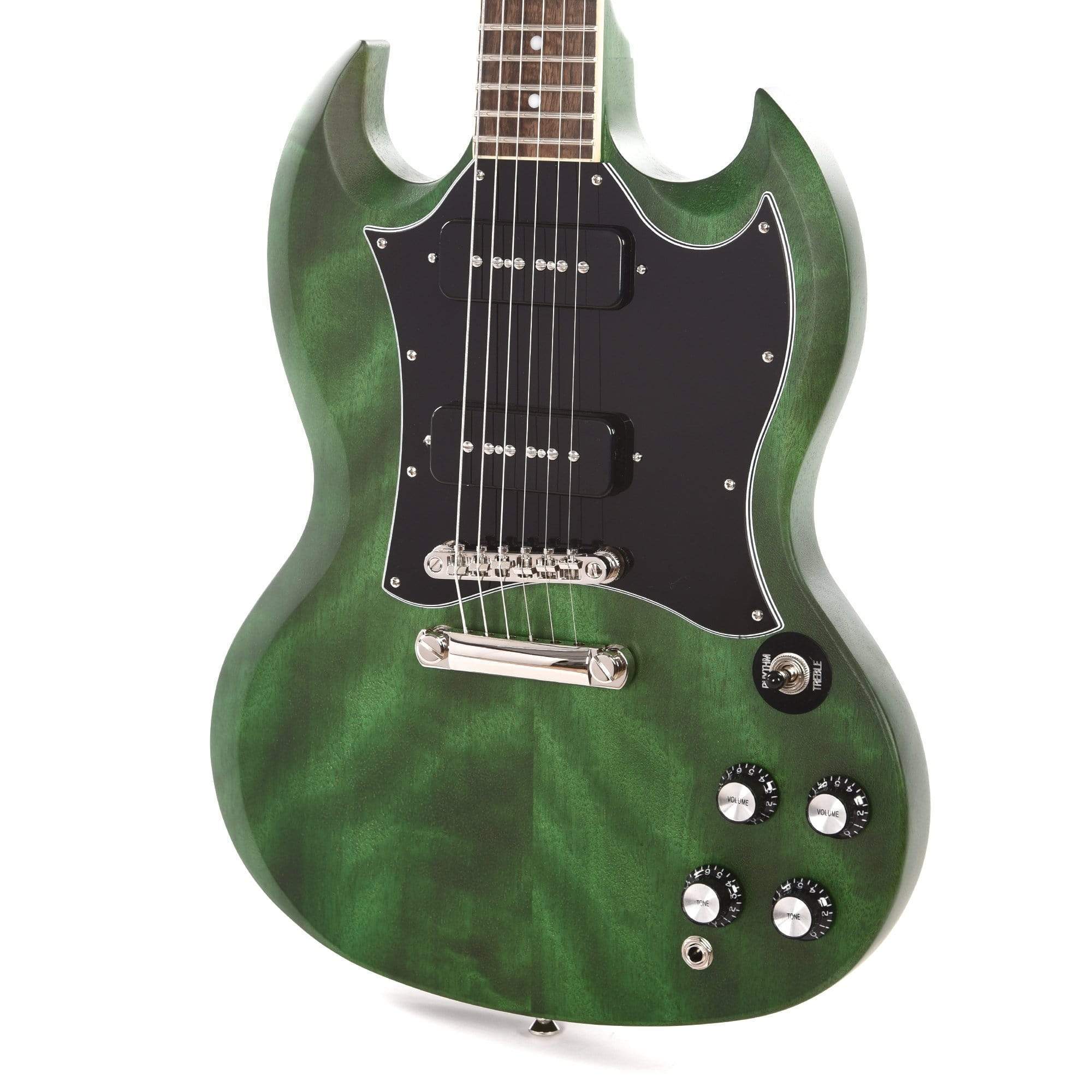 Epiphone SG Classic Worn P90 Worn Inverness Green Electric Guitars / Solid Body