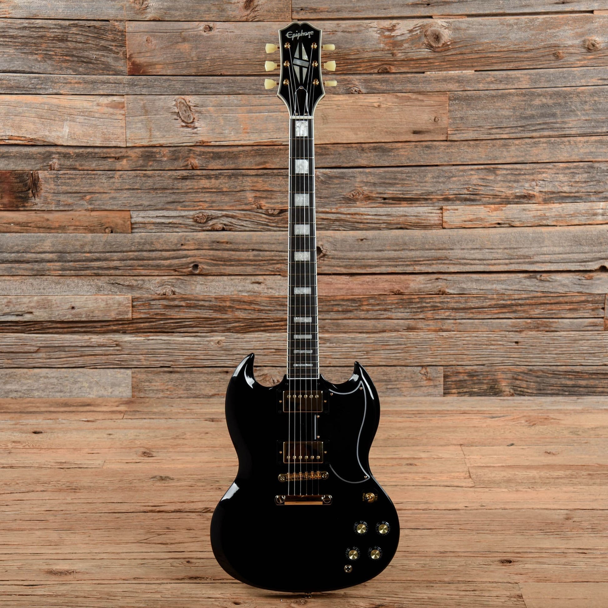 Epiphone SG Custom Ebony 2022 Electric Guitars / Solid Body