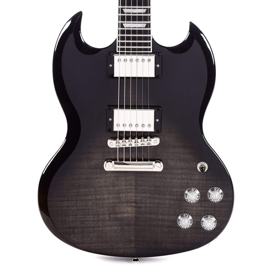 Epiphone SG Modern Figured Trans Black Fade Electric Guitars / Solid Body