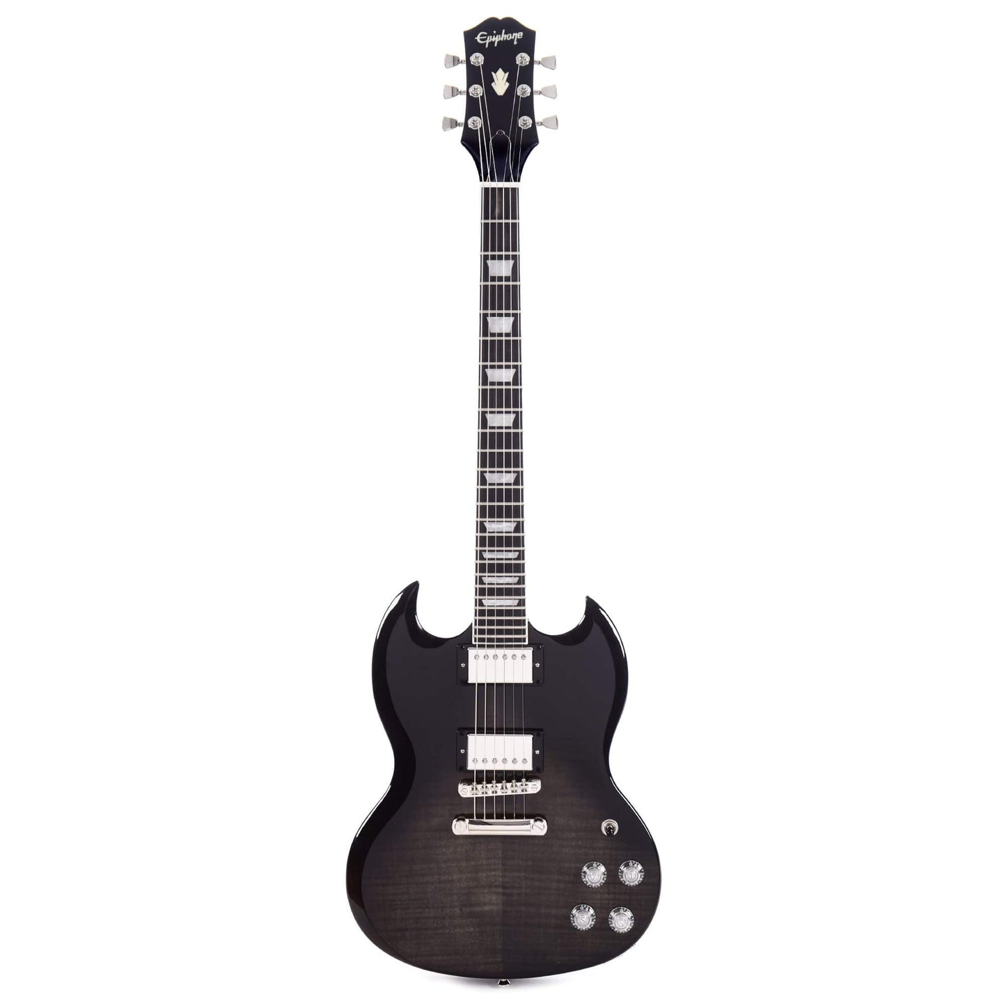 Epiphone SG Modern Figured Trans Black Fade Electric Guitars / Solid Body