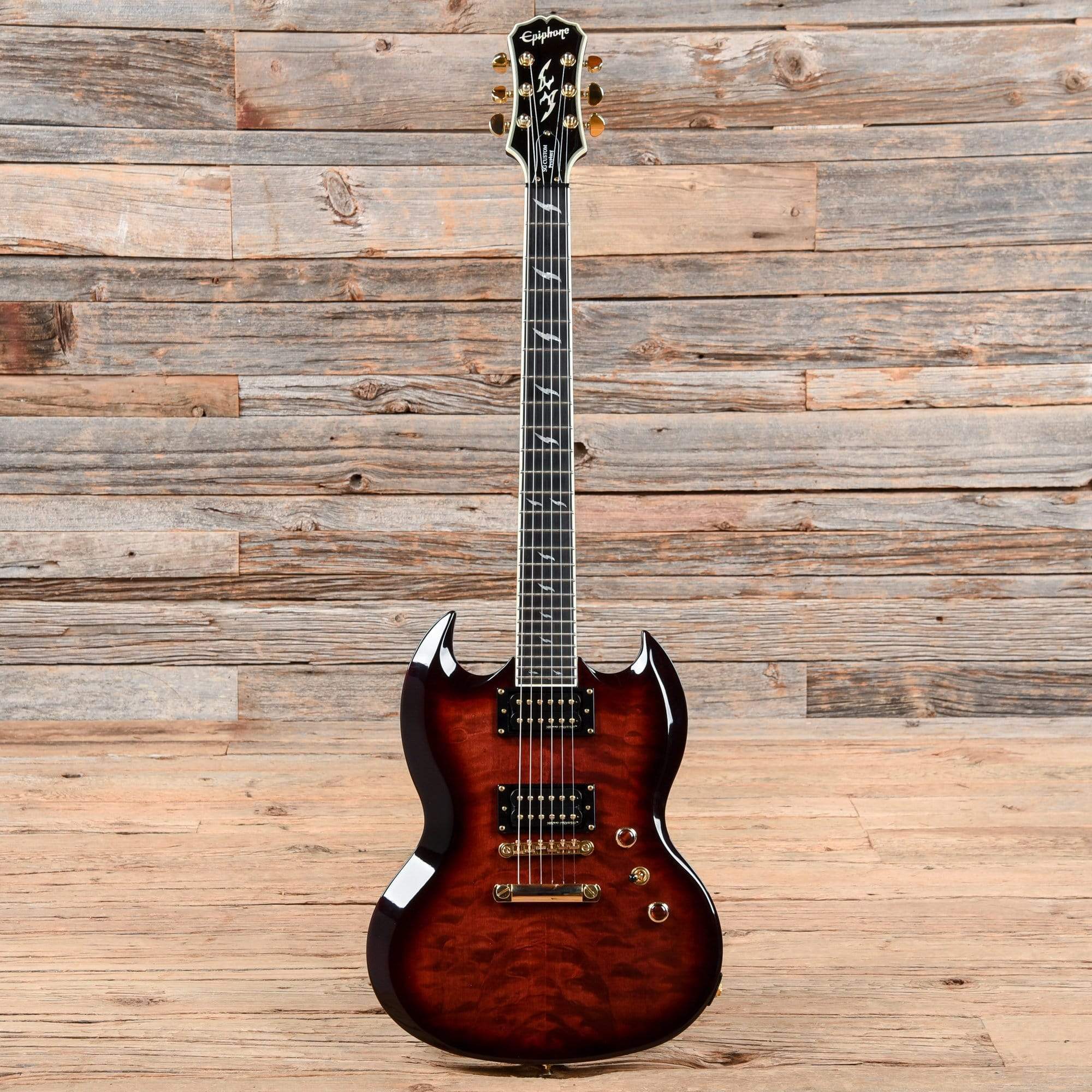 希少品！！EPIPHONE SG CUSTOM PROPHECY 2008年製 Epiphone SG Custom Prophecy USED - Blues Angel Music