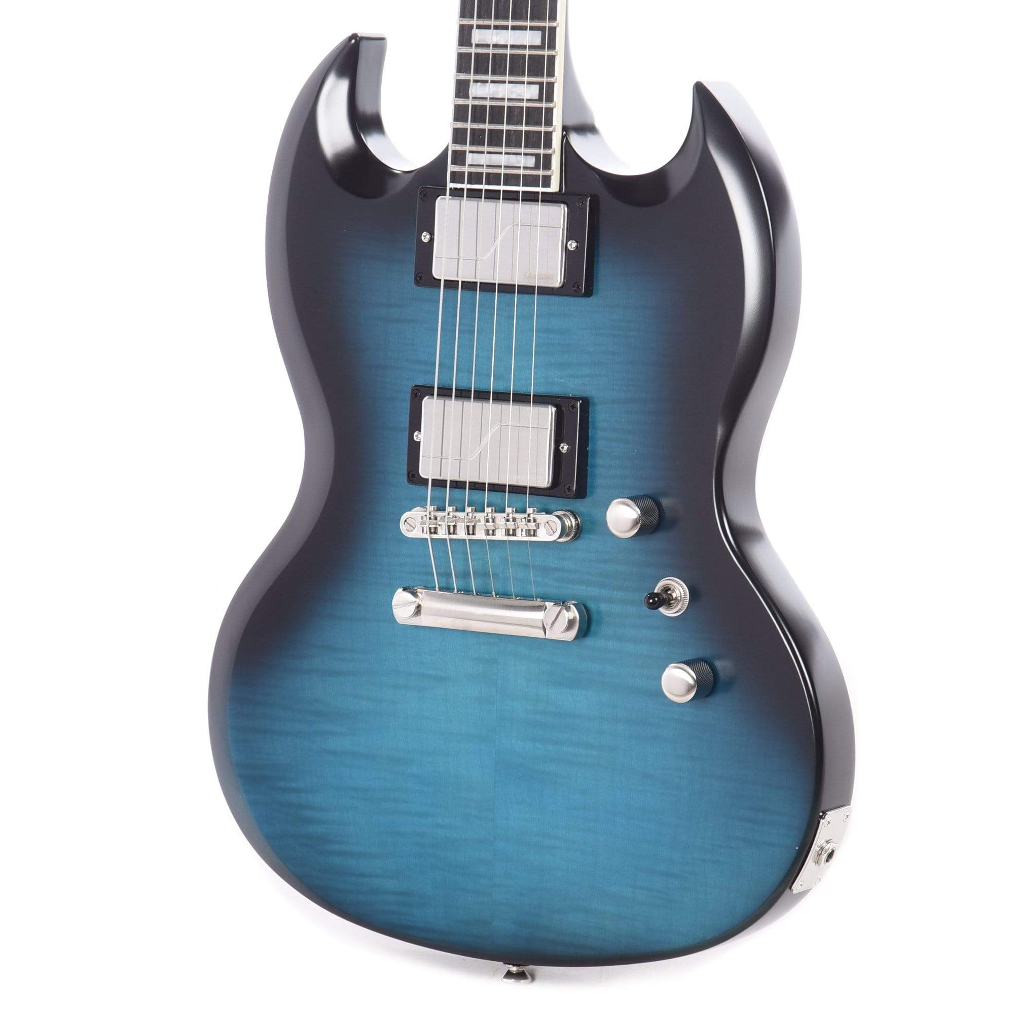 Epiphone SG Prophecy Blue Tiger Aged Gloss Electric Guitars / Solid Body