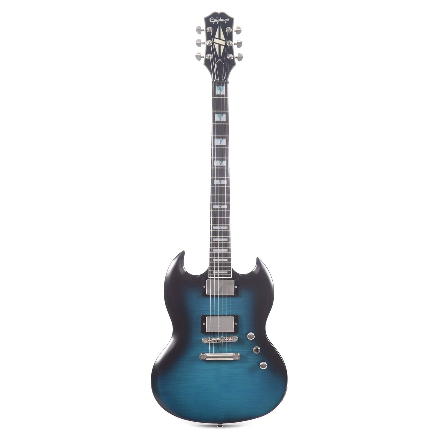 Epiphone SG Prophecy Blue Tiger Aged Gloss Electric Guitars / Solid Body