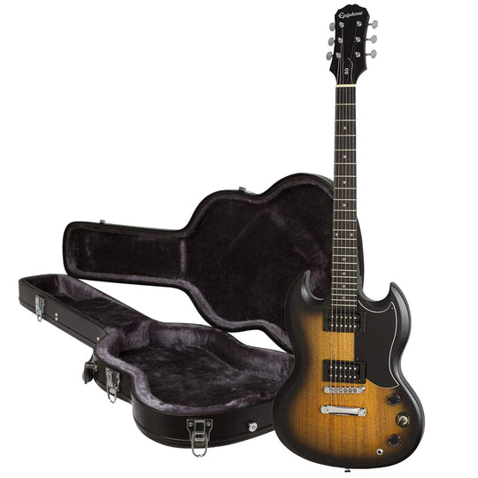 Epiphone SG Special VE Vintage Sunburst and Epiphone Hardshell Case Bundle Electric Guitars / Solid Body