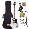 Epiphone SG Standard Alpine White Essentials Bundle Electric Guitars / Solid Body