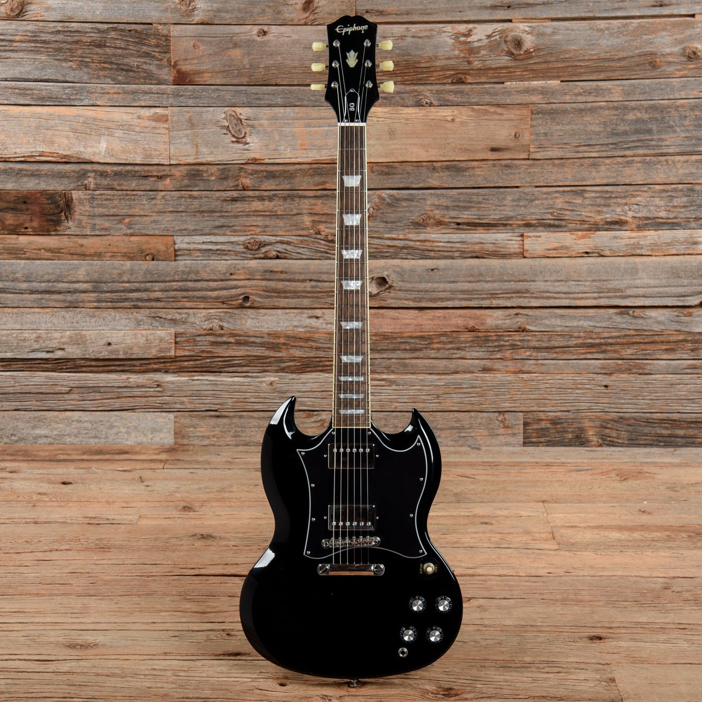 Epiphone SG Standard Black 2002 Electric Guitars / Solid Body