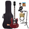 Epiphone SG Standard Cherry Essentials Bundle Electric Guitars / Solid Body