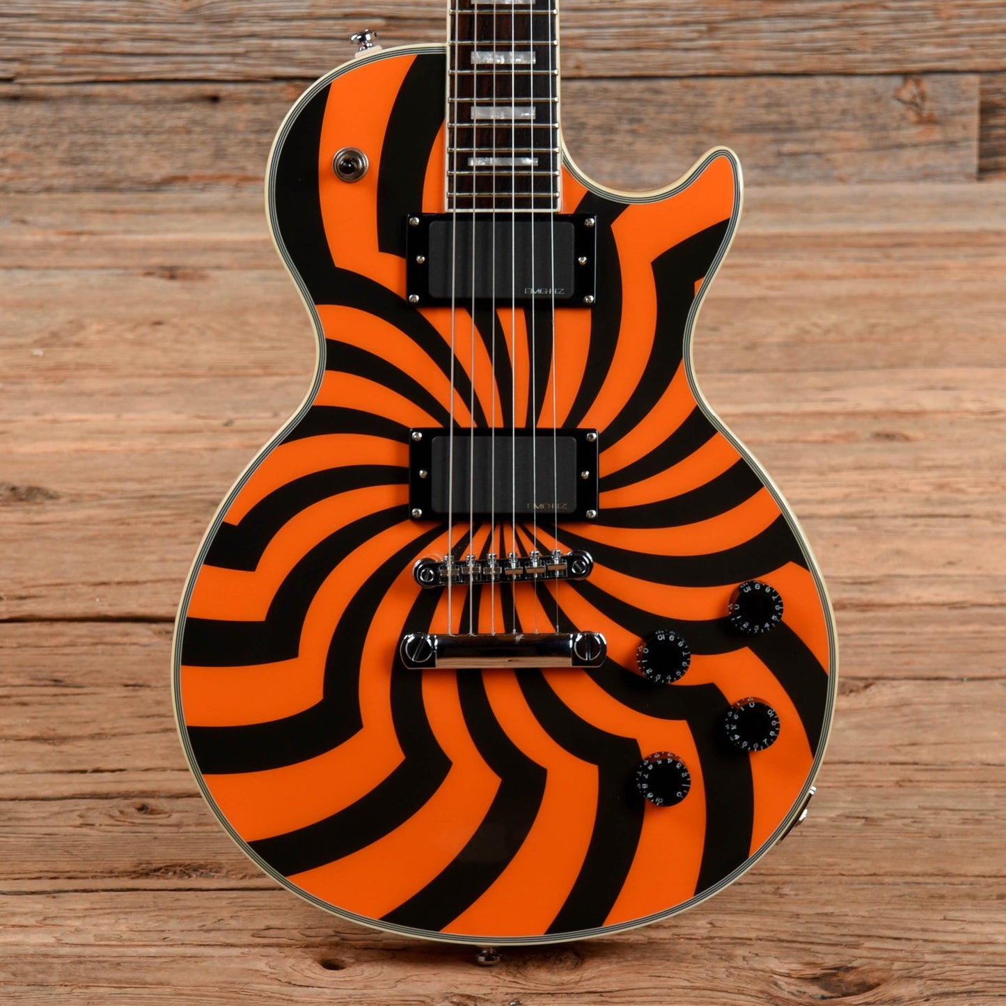 Epiphone Zakk Wylde Signature Les Paul Custom Buzzsaw Orange Electric Guitars / Solid Body
