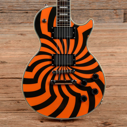 Epiphone Zakk Wylde Signature Les Paul Custom Buzzsaw Orange Electric Guitars / Solid Body