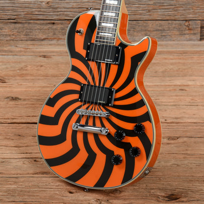 Epiphone Zakk Wylde Signature Les Paul Custom Buzzsaw Orange Electric Guitars / Solid Body