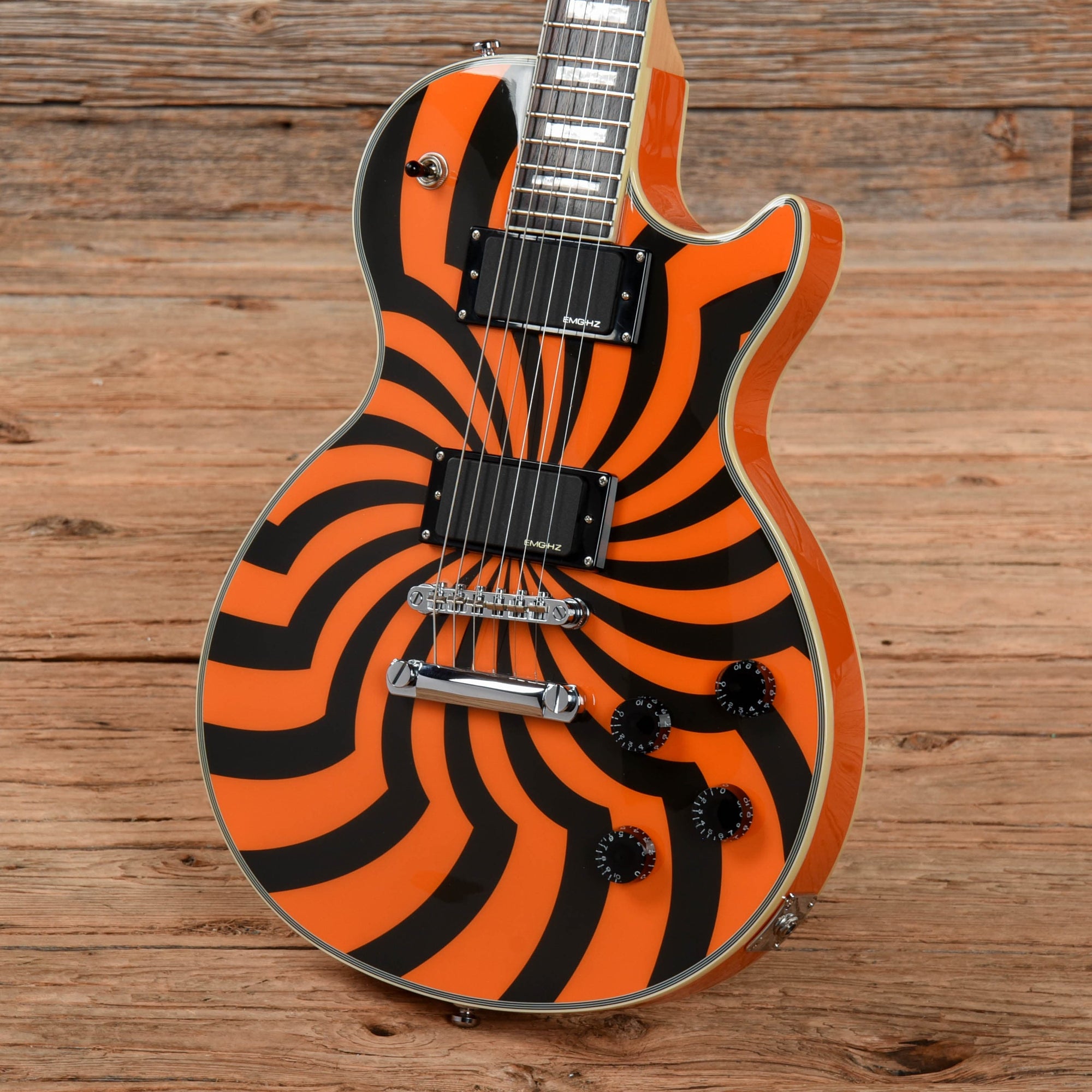 Epiphone Zakk Wylde Signature Les Paul Custom Buzzsaw Orange – Chicago ...