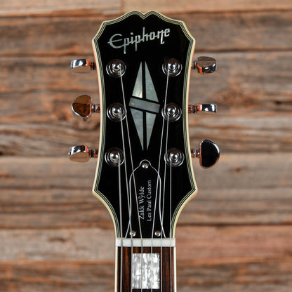 Epiphone Zakk Wylde Signature Les Paul Custom Buzzsaw Orange Electric Guitars / Solid Body