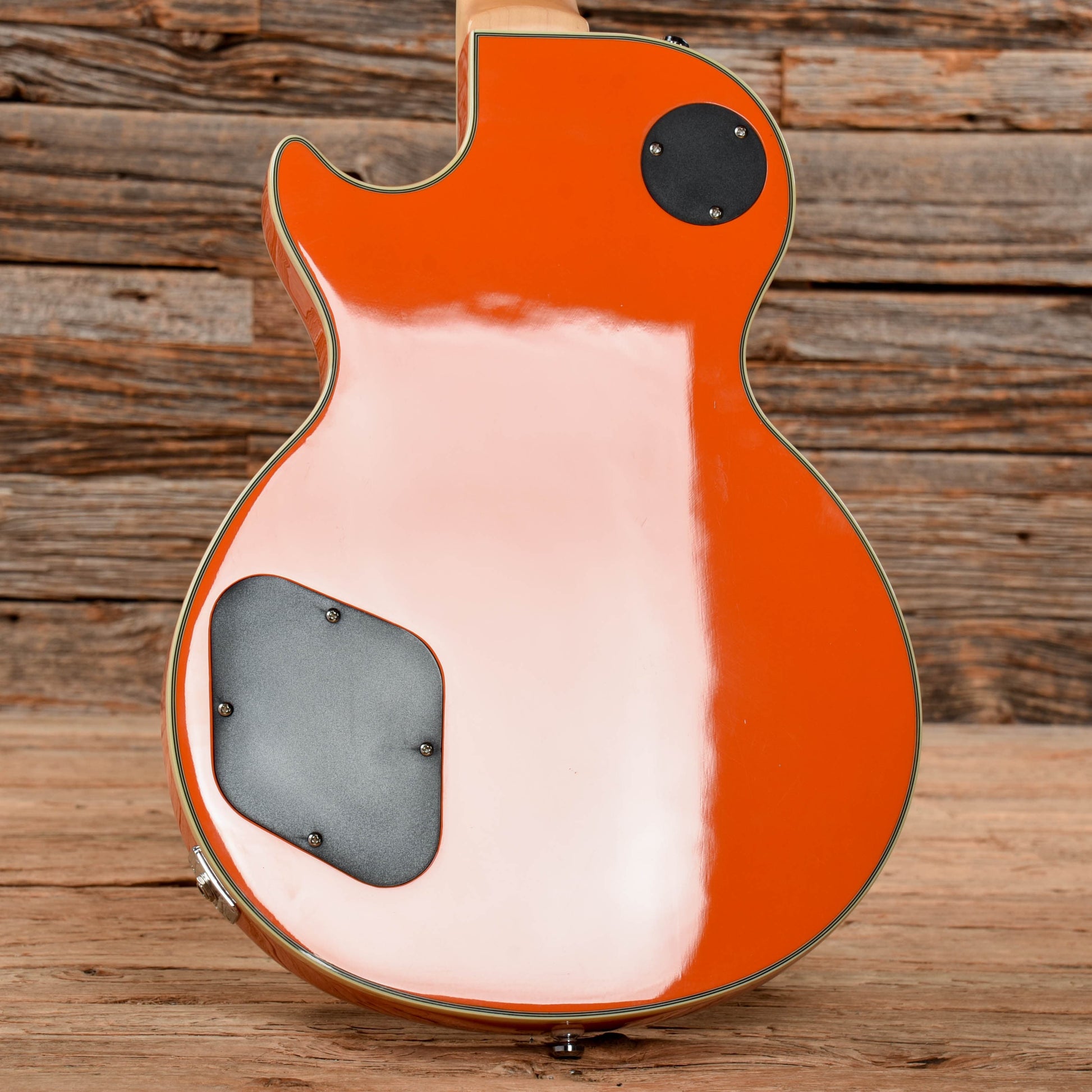 Epiphone Zakk Wylde Signature Les Paul Custom Buzzsaw Orange Electric Guitars / Solid Body