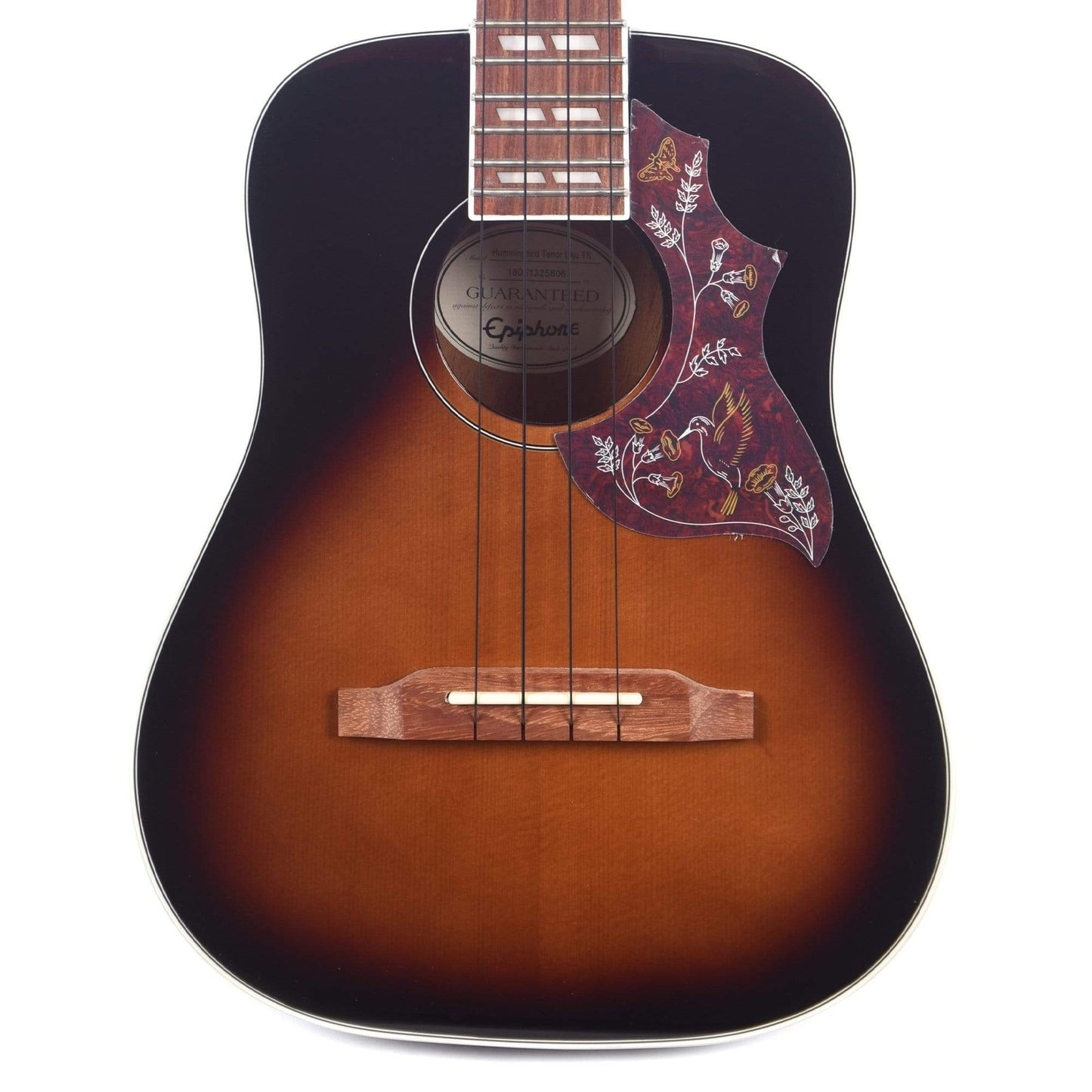 Epiphone Hummingbird Tenor Ukulele Outfit Tobacco Sunburst Folk Instruments / Ukuleles