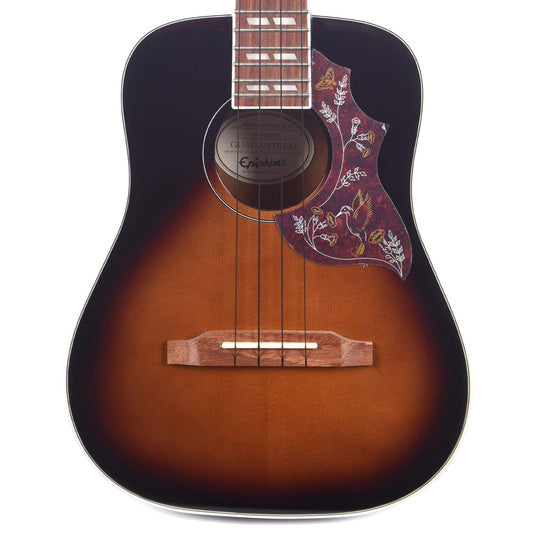 Epiphone Hummingbird Tenor Ukulele Outfit Tobacco Sunburst Folk Instruments / Ukuleles
