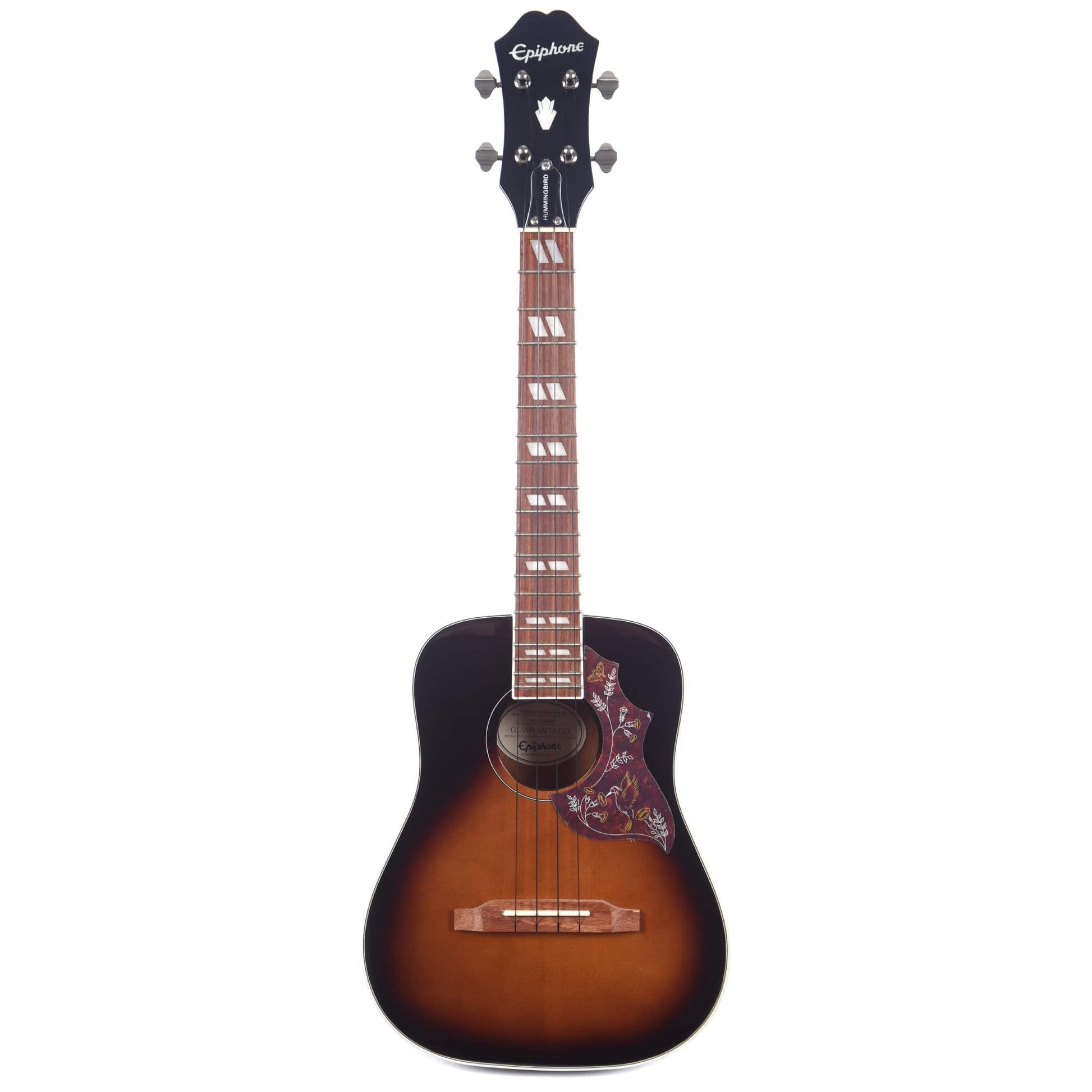 Epiphone Hummingbird Tenor Ukulele Outfit Tobacco Sunburst Folk Instruments / Ukuleles