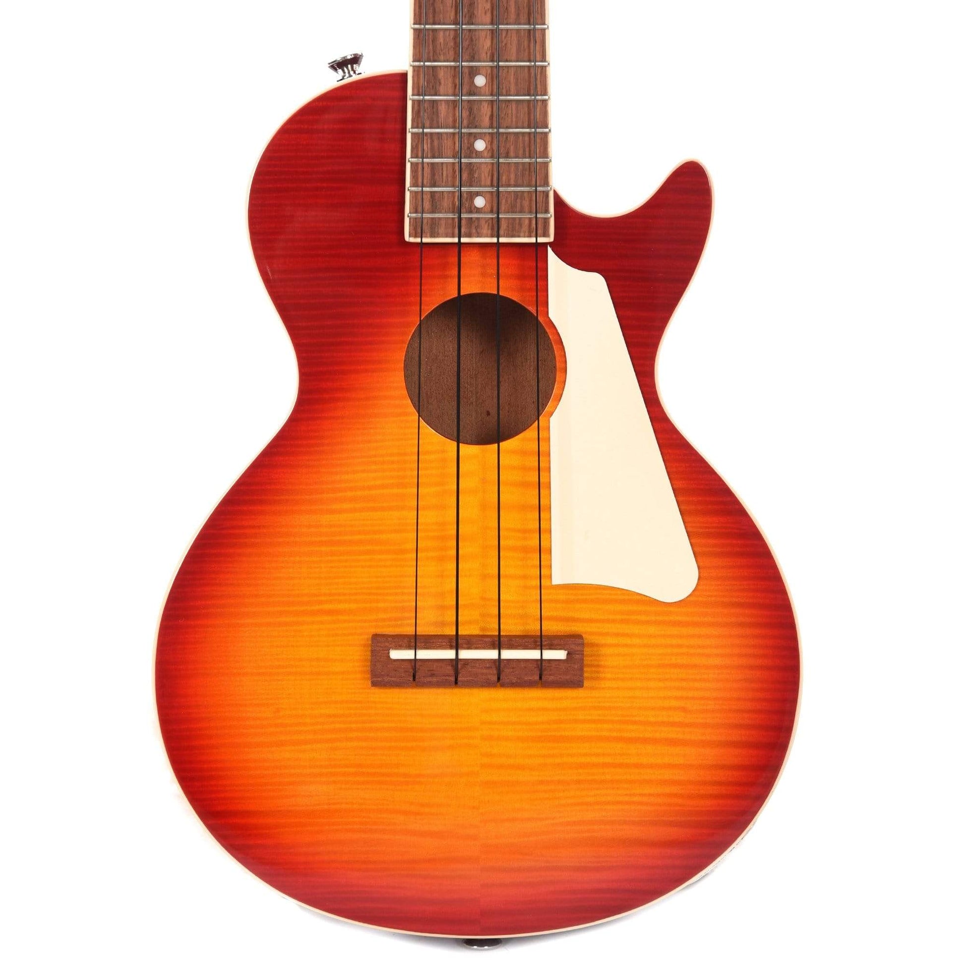 Epiphone Les Paul Tenor Ukulele Acoustic-Electric Outfit Heritage Cherry Sunburst Folk Instruments / Ukuleles