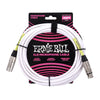 Ernie Ball 20' XLR Microphone Cable White Accessories / Cables