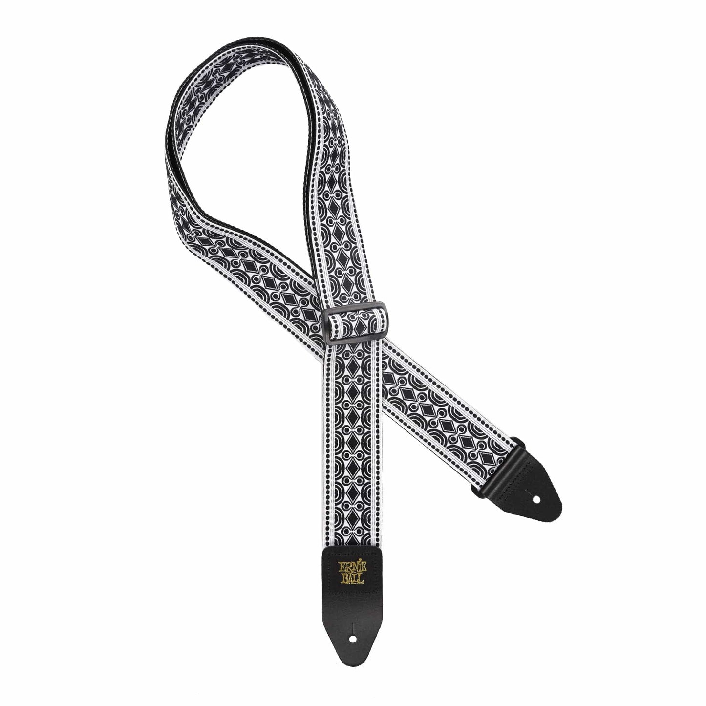 Ernie Ball Beatnik Black Jacquard Strap Accessories / Straps