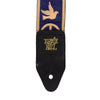 Ernie Ball Peace Love Dove Navy Blue & Beige Jacquard Strap Accessories / Straps